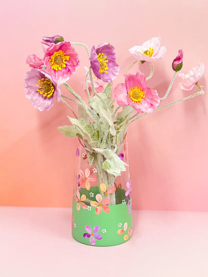 Hand-painted Vase | Sage