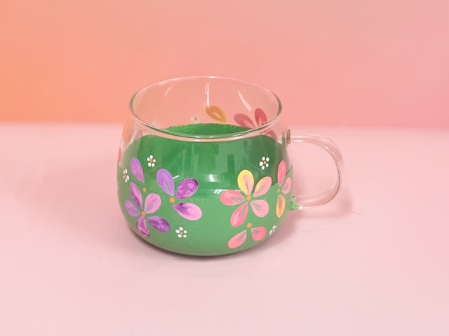 Hand-painted Hug Mug - Jade
