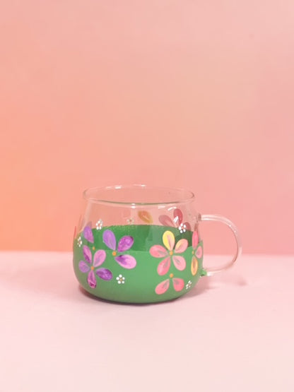 Hand-painted Hug Mug - Jade