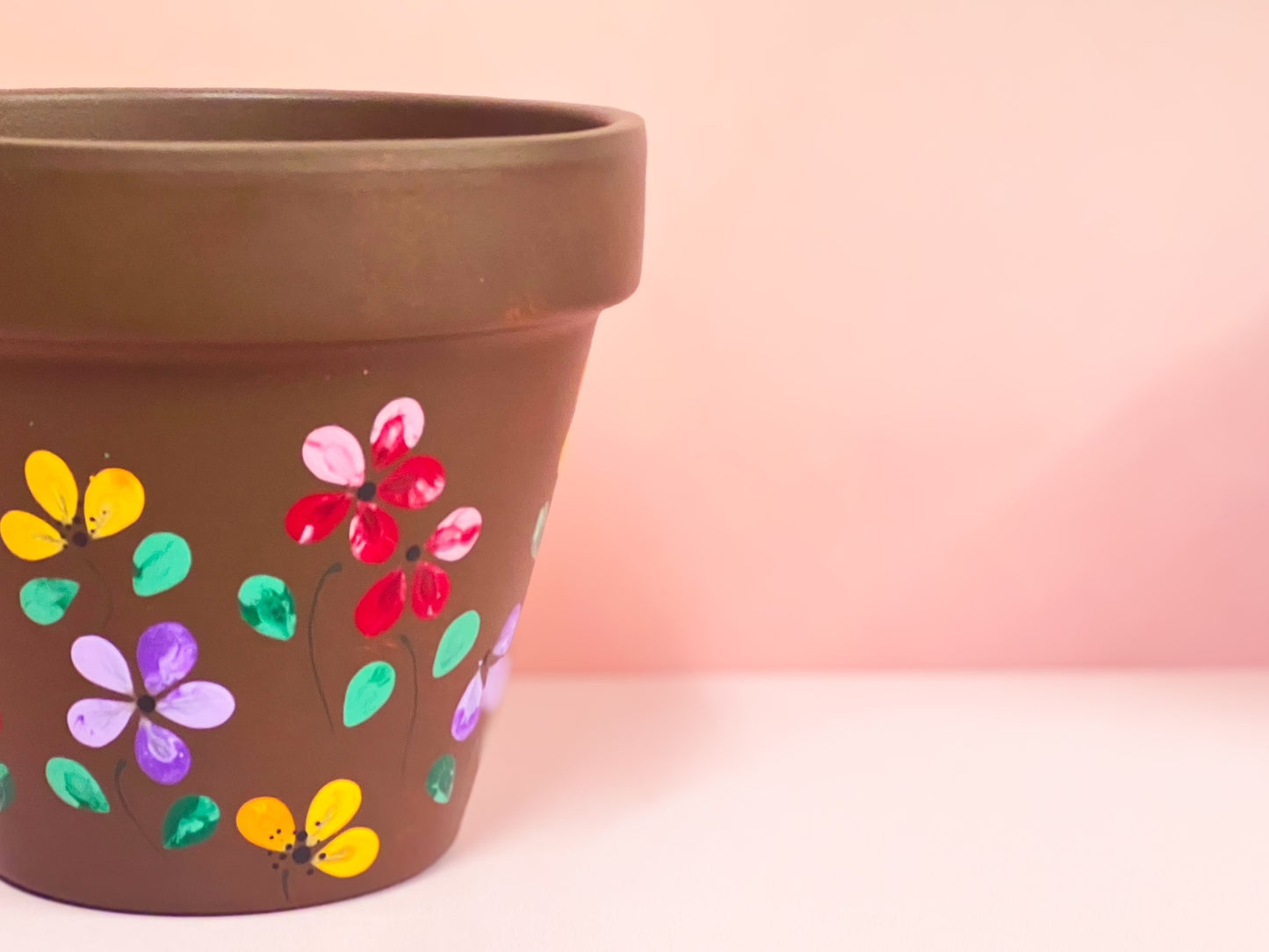 Hand-painted Indoor Pot | Betty