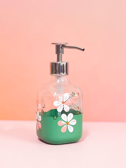 Hand-painted Glass Dispenser | Willow