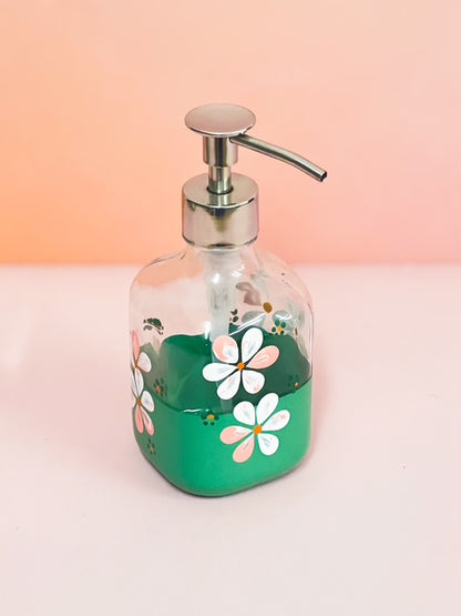 Hand-painted Glass Dispenser | Willow