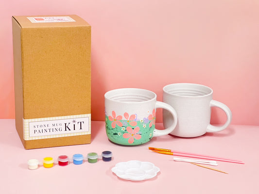 Stoneware Painting DIY Kit - Coffee Mug