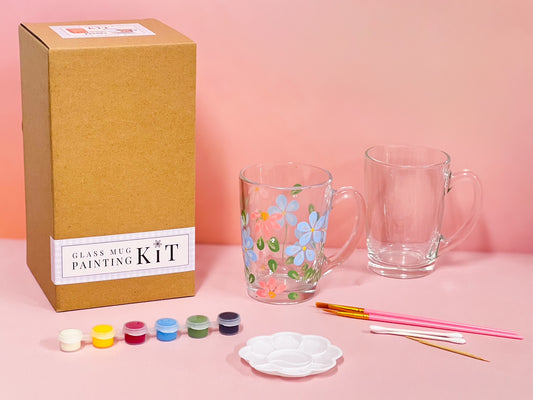 Glass Painting DIY Kit - Coffee Mug