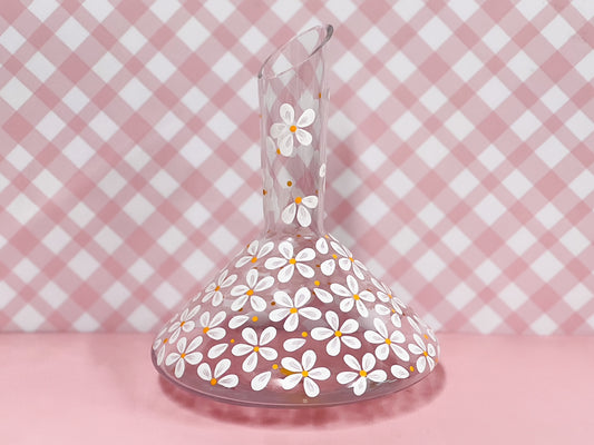 Hand-painted Decanter | Daisy Pattern