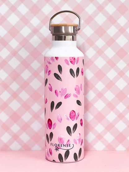 Insulated Drink Bottle - Tulip/Pink