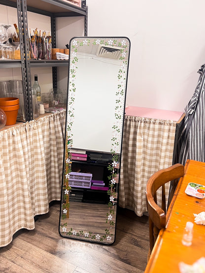 Hand-painted Mirror - Daisy Garden