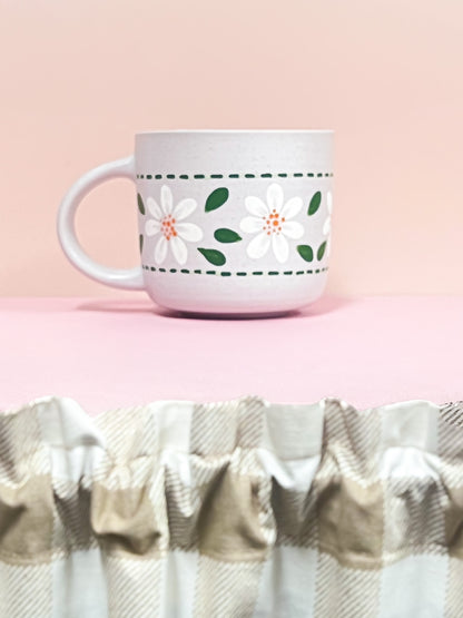 Hand-Painted Ceramic Mug - Marguerite