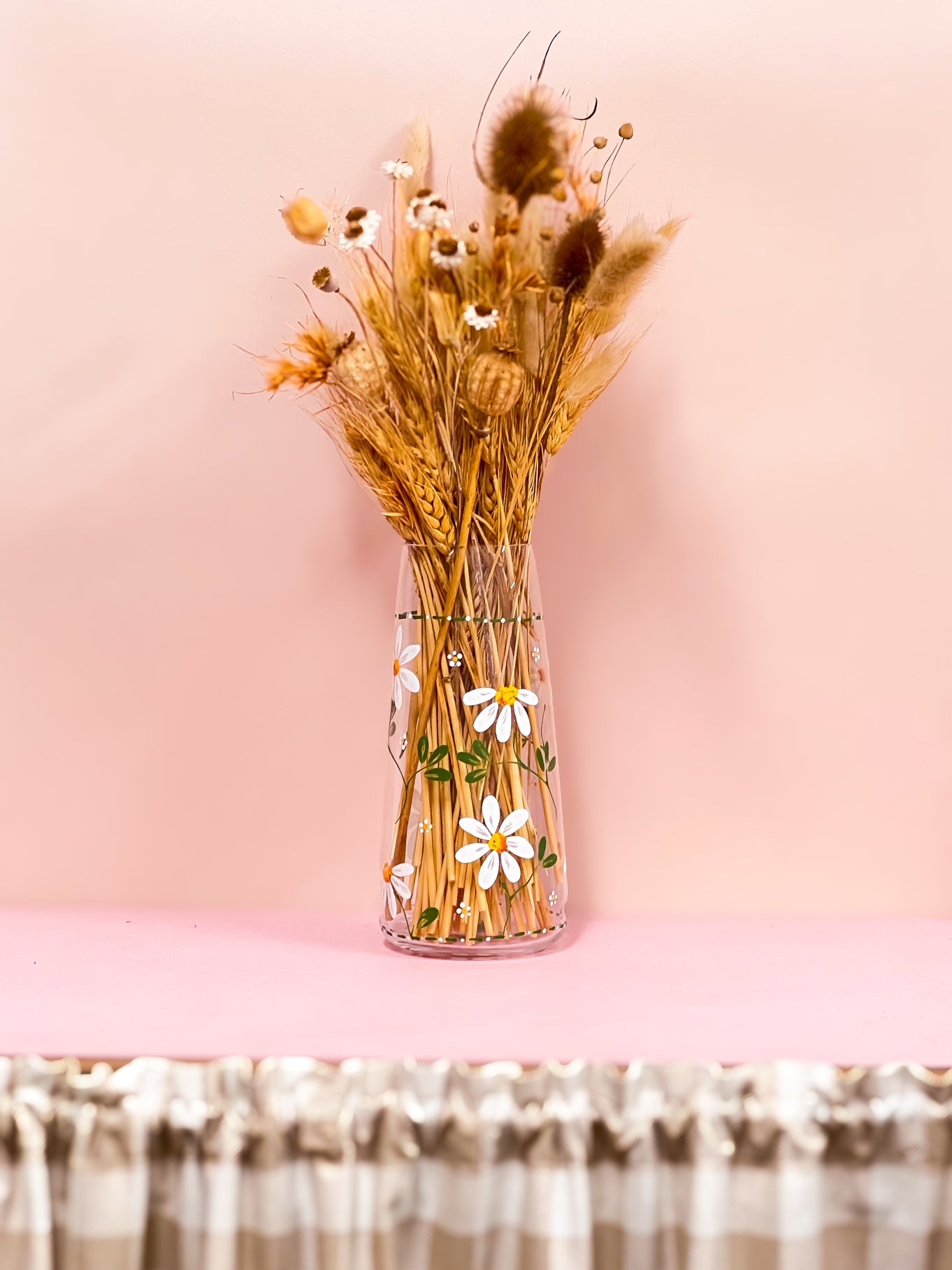 Hand-painted Tapered Vase | Marguerite