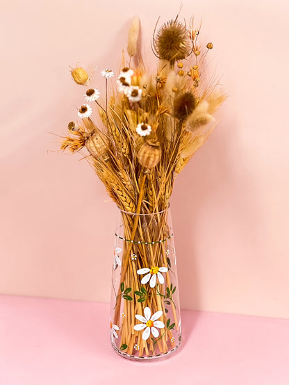 Hand-painted Tapered Vase | Marguerite