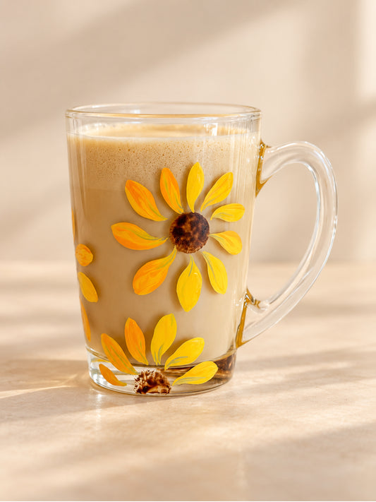 Hand-painted Coffee Mug - Sunflower