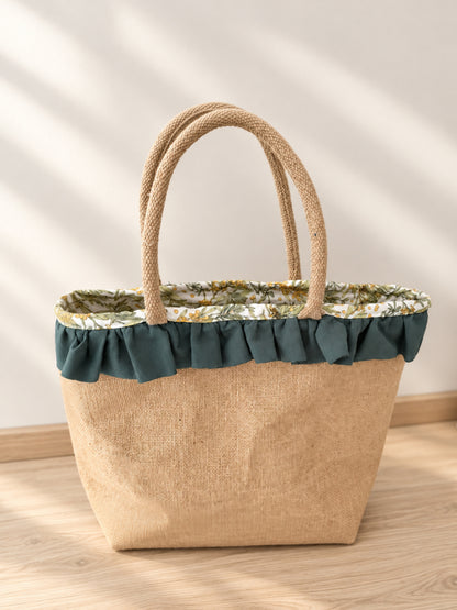 Tote Handbag | Wattle & Sage Ruffle