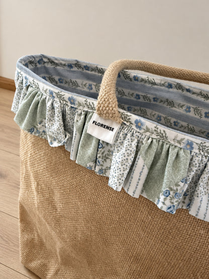 Tote Handbag | Bluebell Ruffle