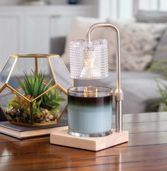 Electric Candle Warmer | Hobnail Glass