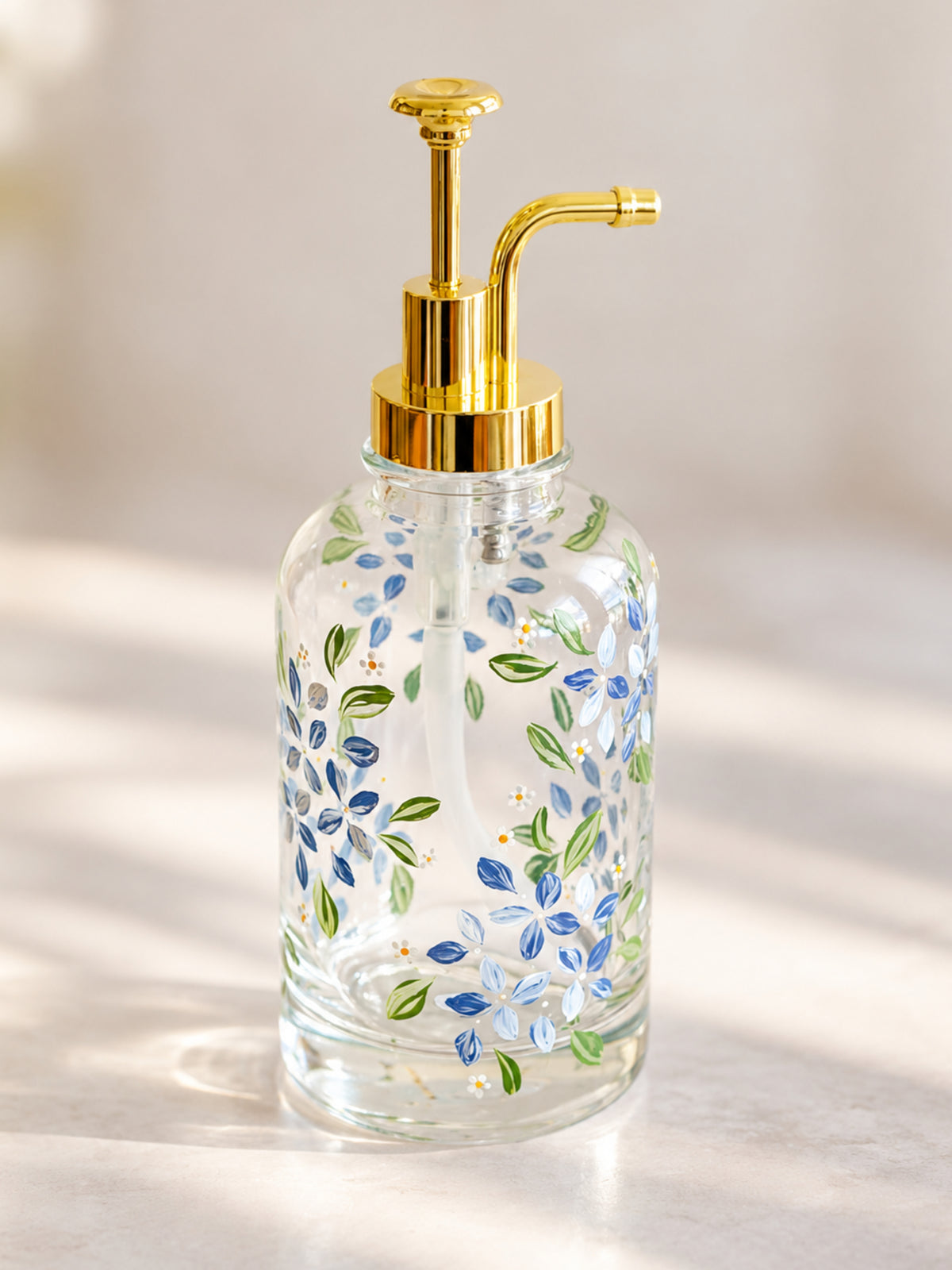 Hand-painted Dispenser - Spring Hydrangea