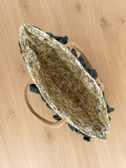 Tote Handbag | Wattle & Sage Ruffle