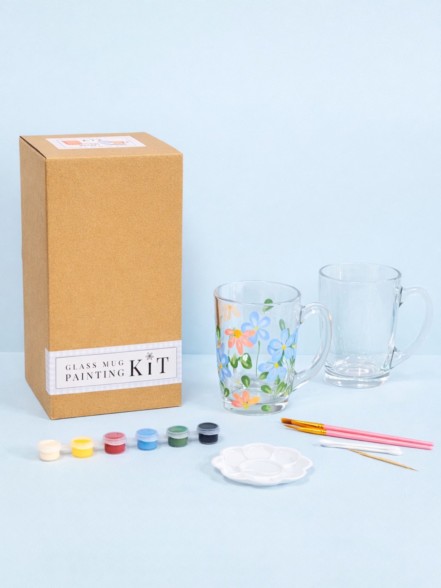 Glass Painting DIY Kit - Coffee Mug