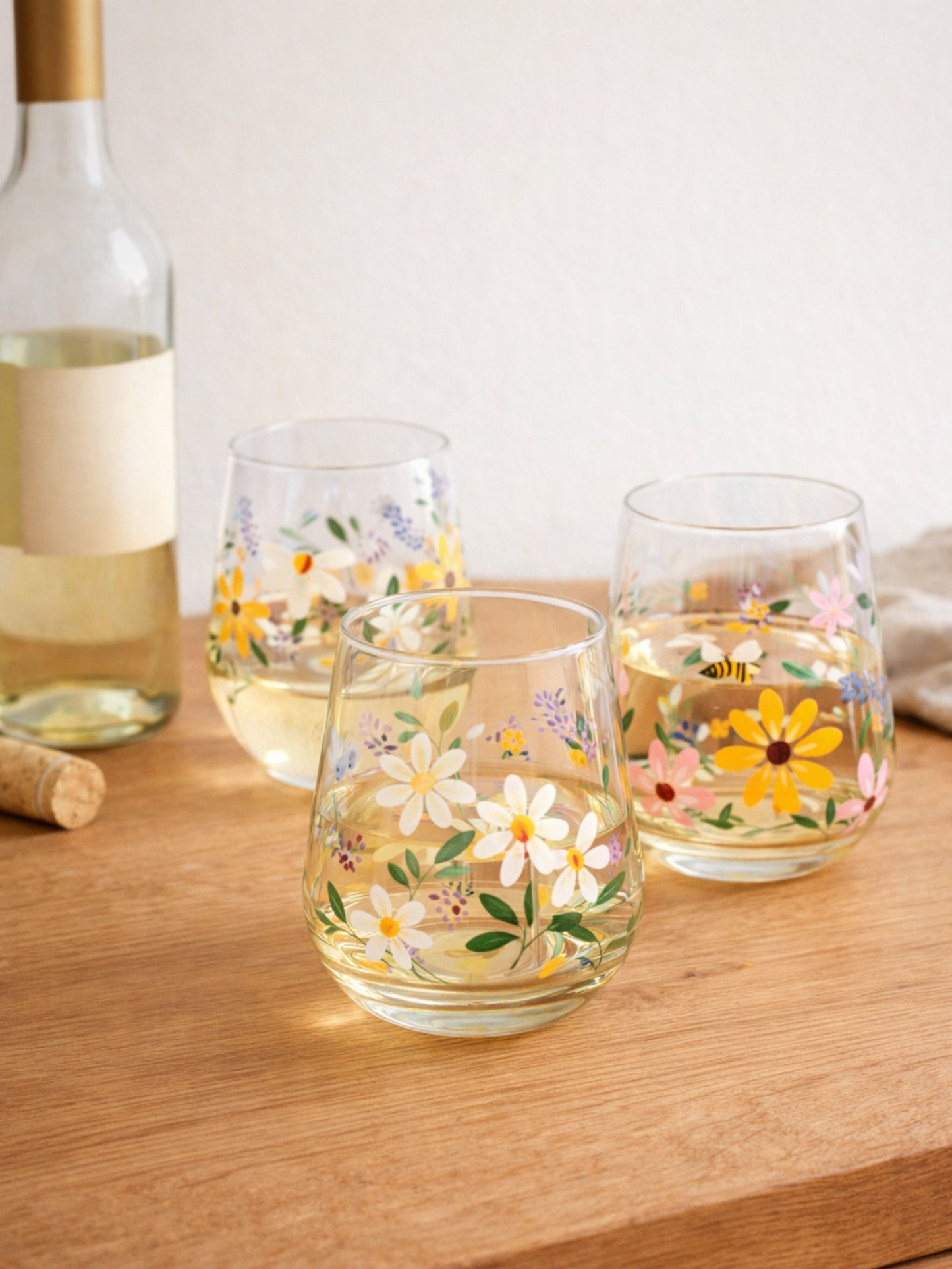 Glass Painting DIY Kit - Stemless Wine Glass