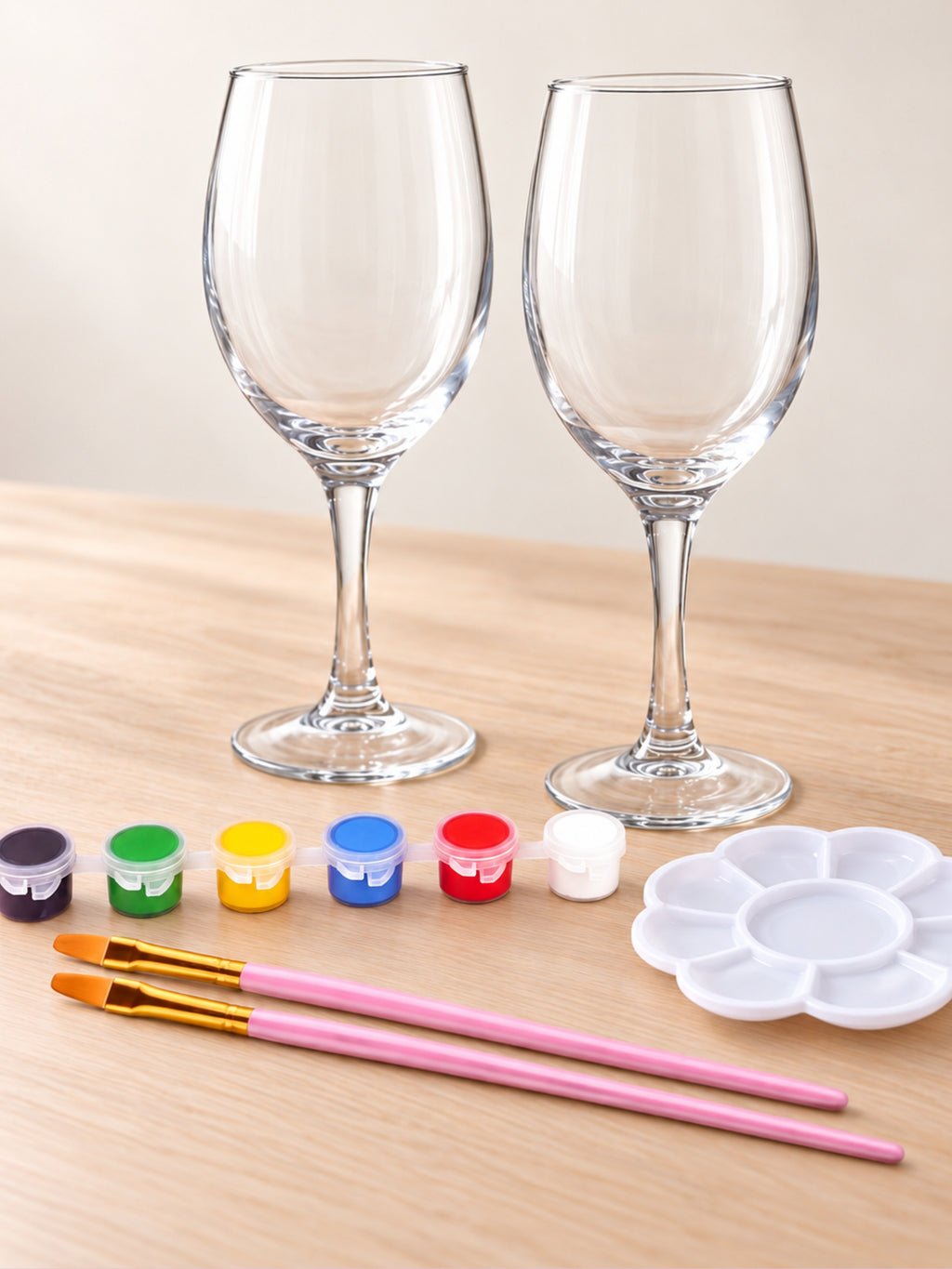 Glass Painting DIY Kit - Wine Glass
