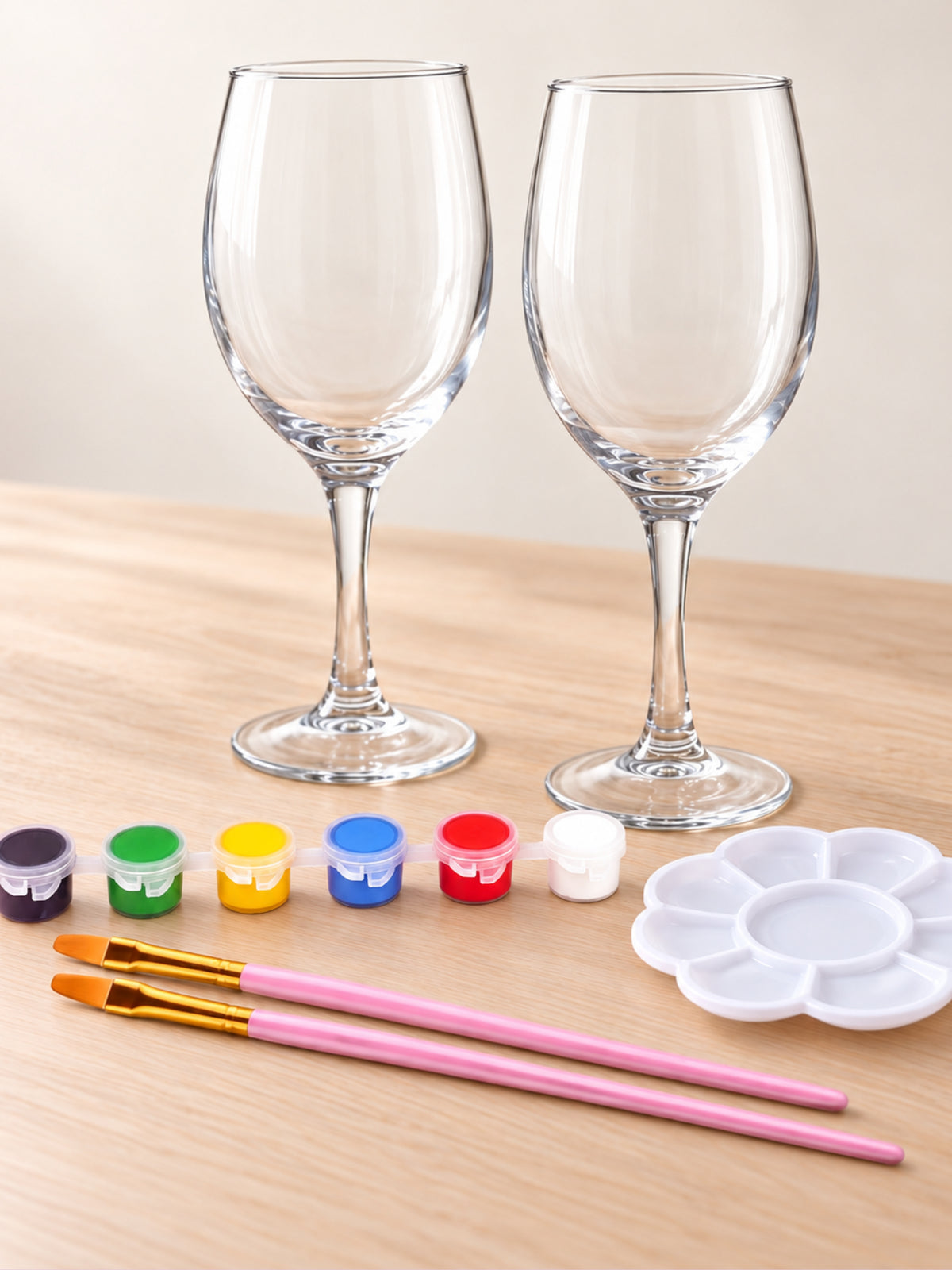 Glass Painting DIY Kit - Wine Glass