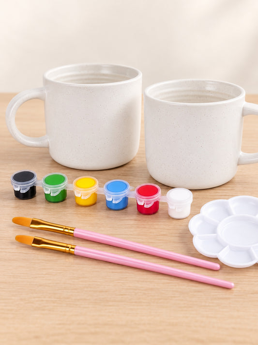 Stoneware Painting DIY Kit - Coffee Mug