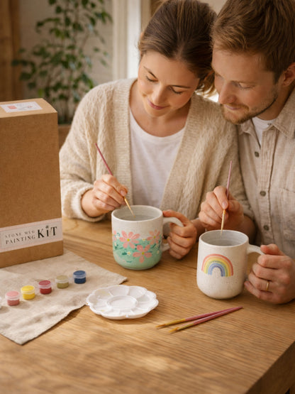 Stoneware Painting DIY Kit - Coffee Mug