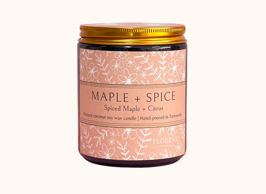 Amber Candle | Maple + Spice (Spiced Maple & Citrus)