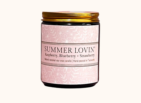 Amber Candle | Summer Lovin’ (Strawberry, Blueberry, Raspberry)
