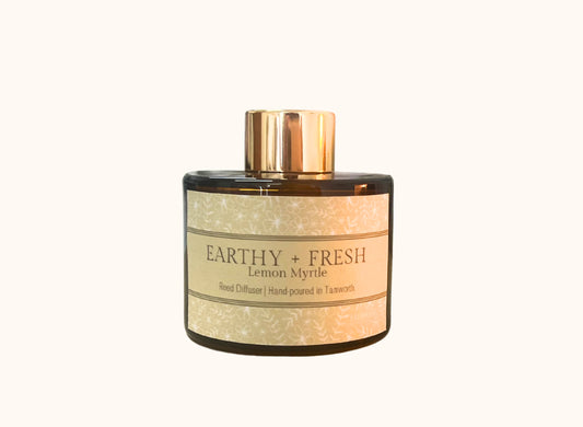 Amber Diffuser | Earthy + Fresh - Lemon Myrtle