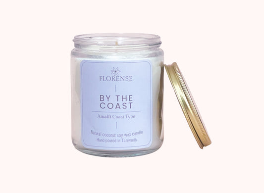 Mason Jar Candle - Clear | By the Coast - Amalfi Coast Type