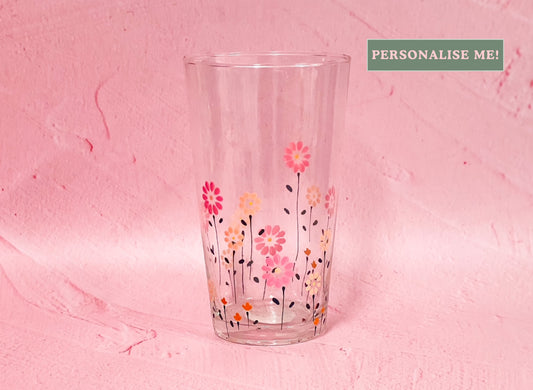Hand-painted Vase | Wild Florals | Personalise Me!