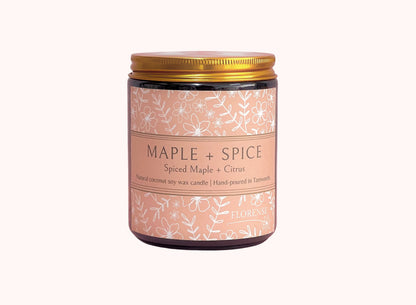 Amber Candle | Maple + Spice (Spiced Maple & Citrus)