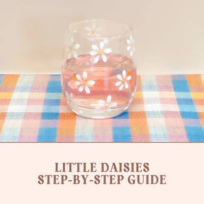 Little Daisies | Glass Painting Step-by-step Guide (Digital Download)