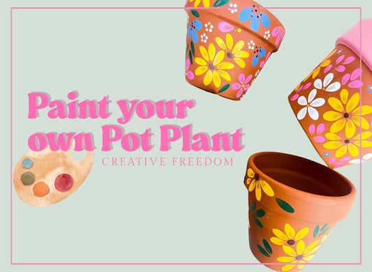 Indoor Pot Plant Painting Workshop - Creative Freedom