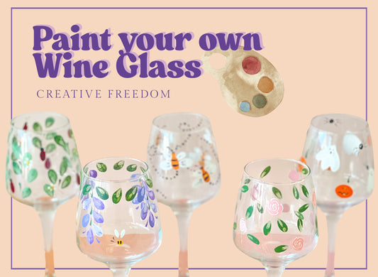 Wine Glass Painting Workshop - Creative Freedom