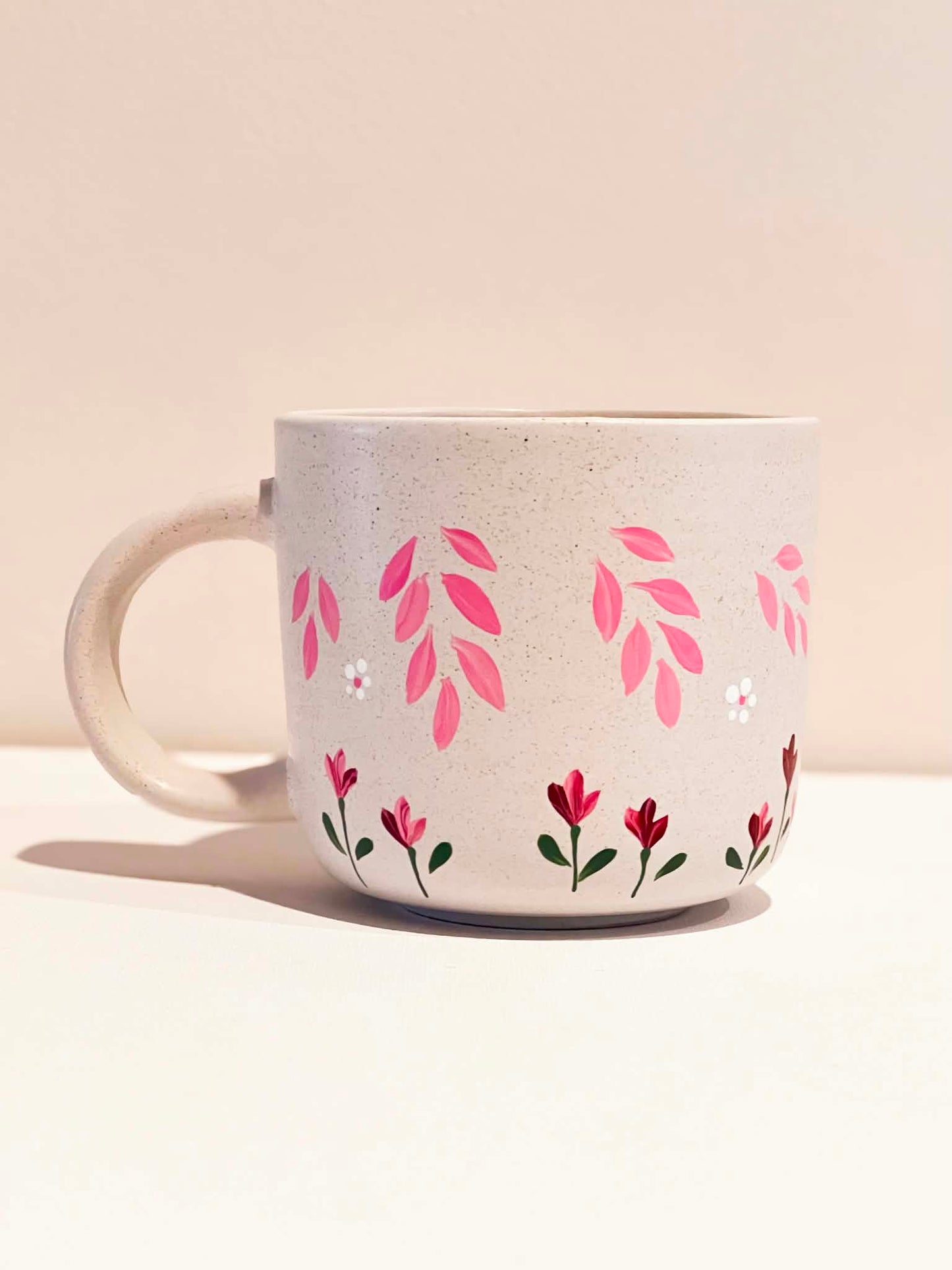 Hand-Painted Stoneware Mug - Flora Belle