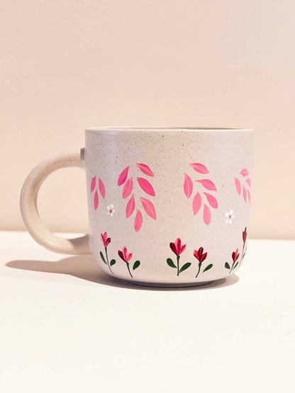 Hand-Painted Stoneware Mug - Flora Belle