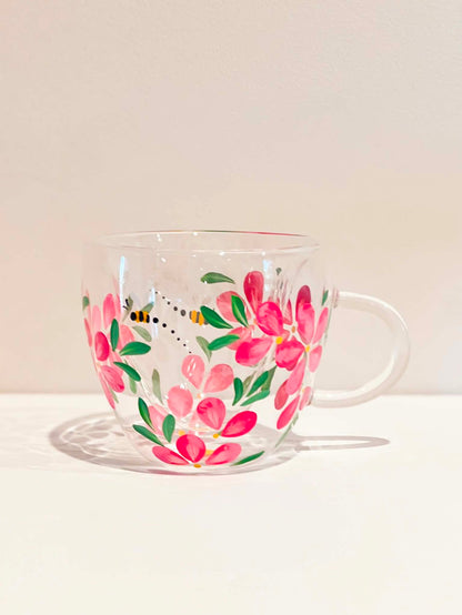Hand-painted DW Heart Mug - Sylvie