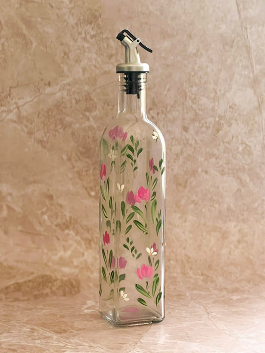 Hand-Painted Oil Bottle - Tuliette