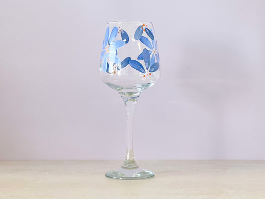 Hand-painted Wine Glass | Wild Daisy
