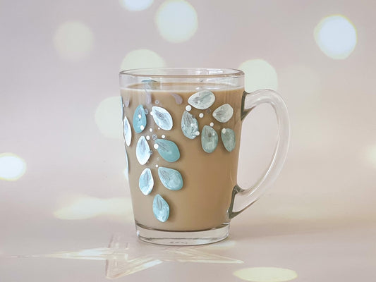 Hand-painted Coffee Mug | Mistletoe