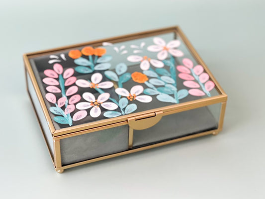 Hand-painted Jewellery Box | Ariel