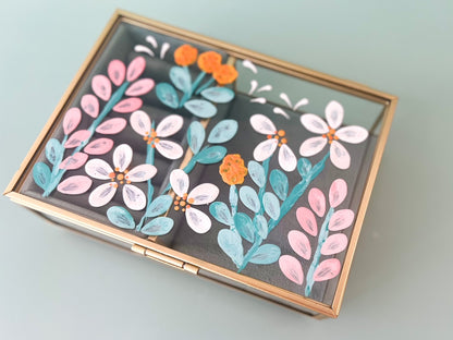 Hand-painted Jewellery Box | Ariel