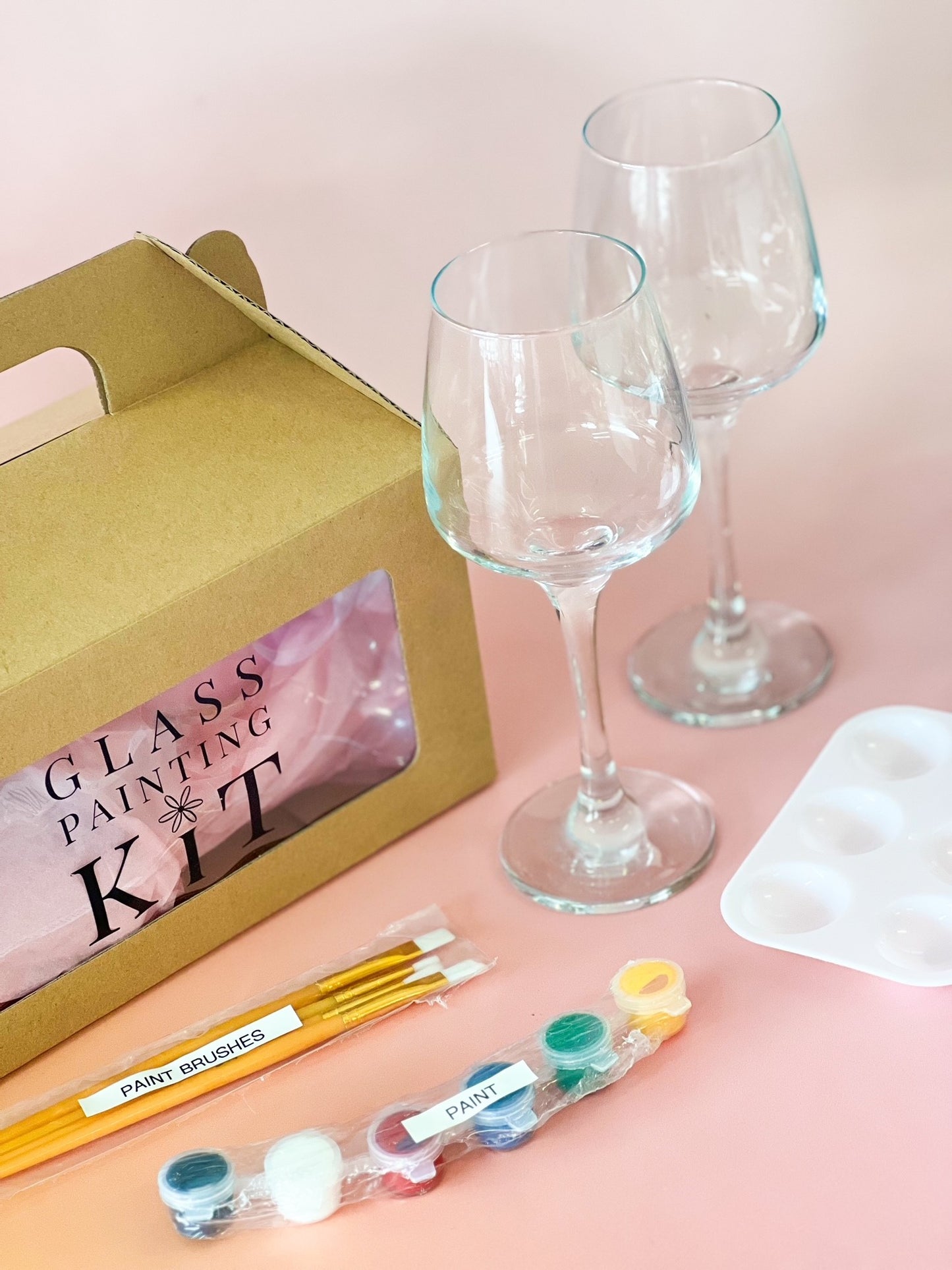 Glass Painting Kit - Wine Glass  at