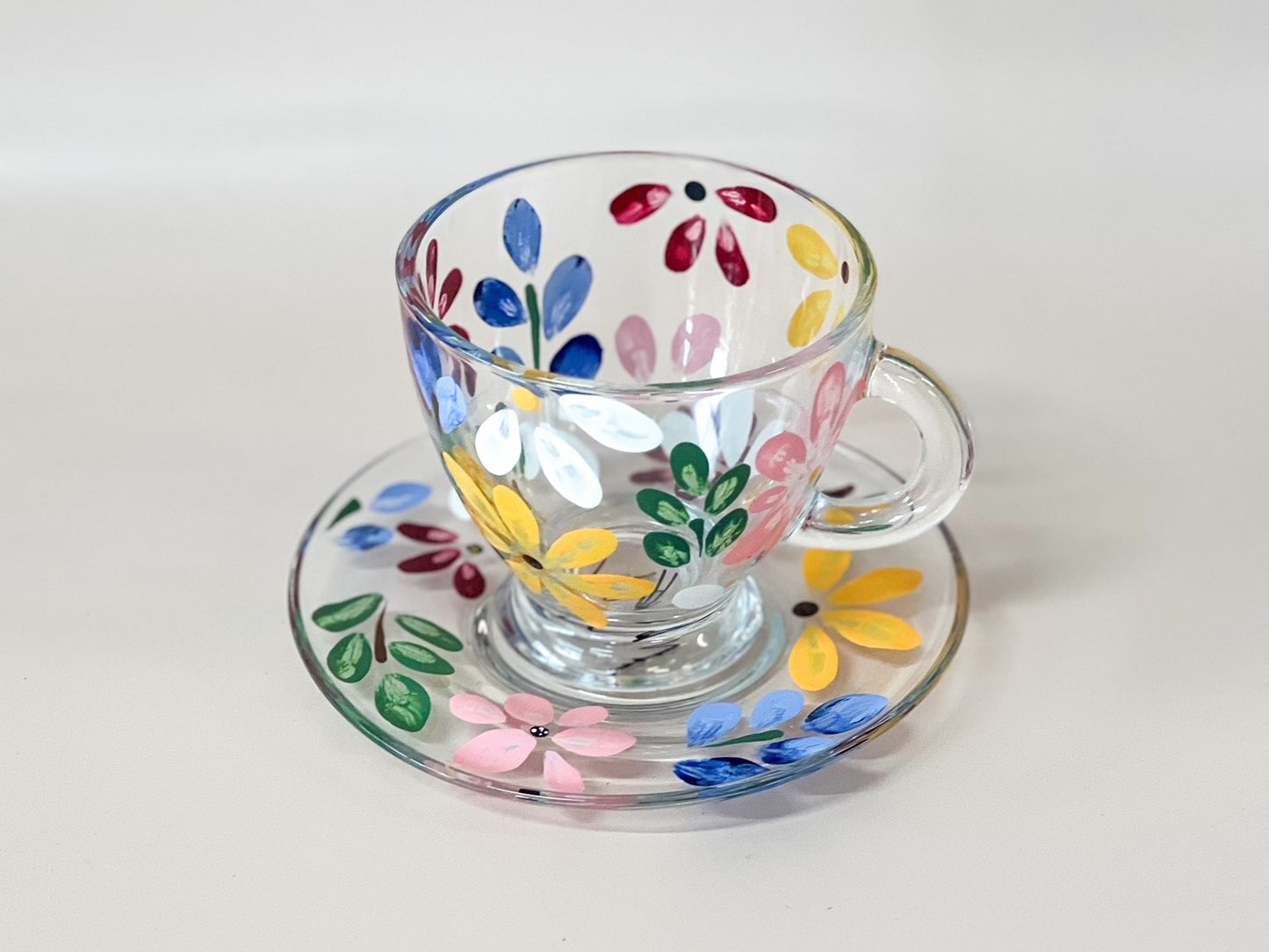 Teacup & Saucer Glass Painting Workshop - Creative Freedom