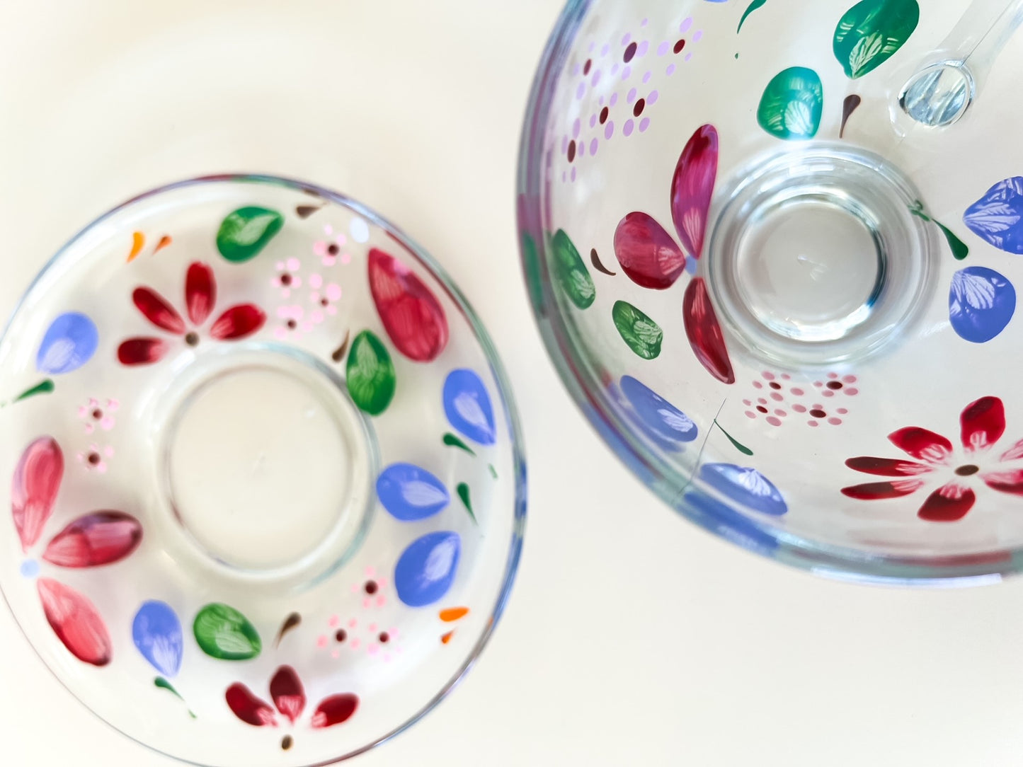 Teacup & Saucer Glass Painting Workshop - Creative Freedom