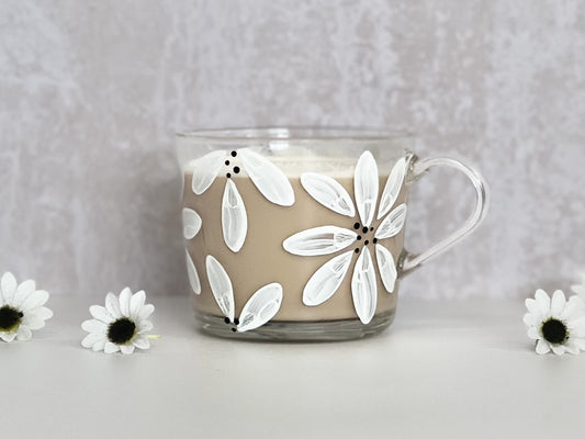 Hand-painted Cuppa Mug | Mono Daisy