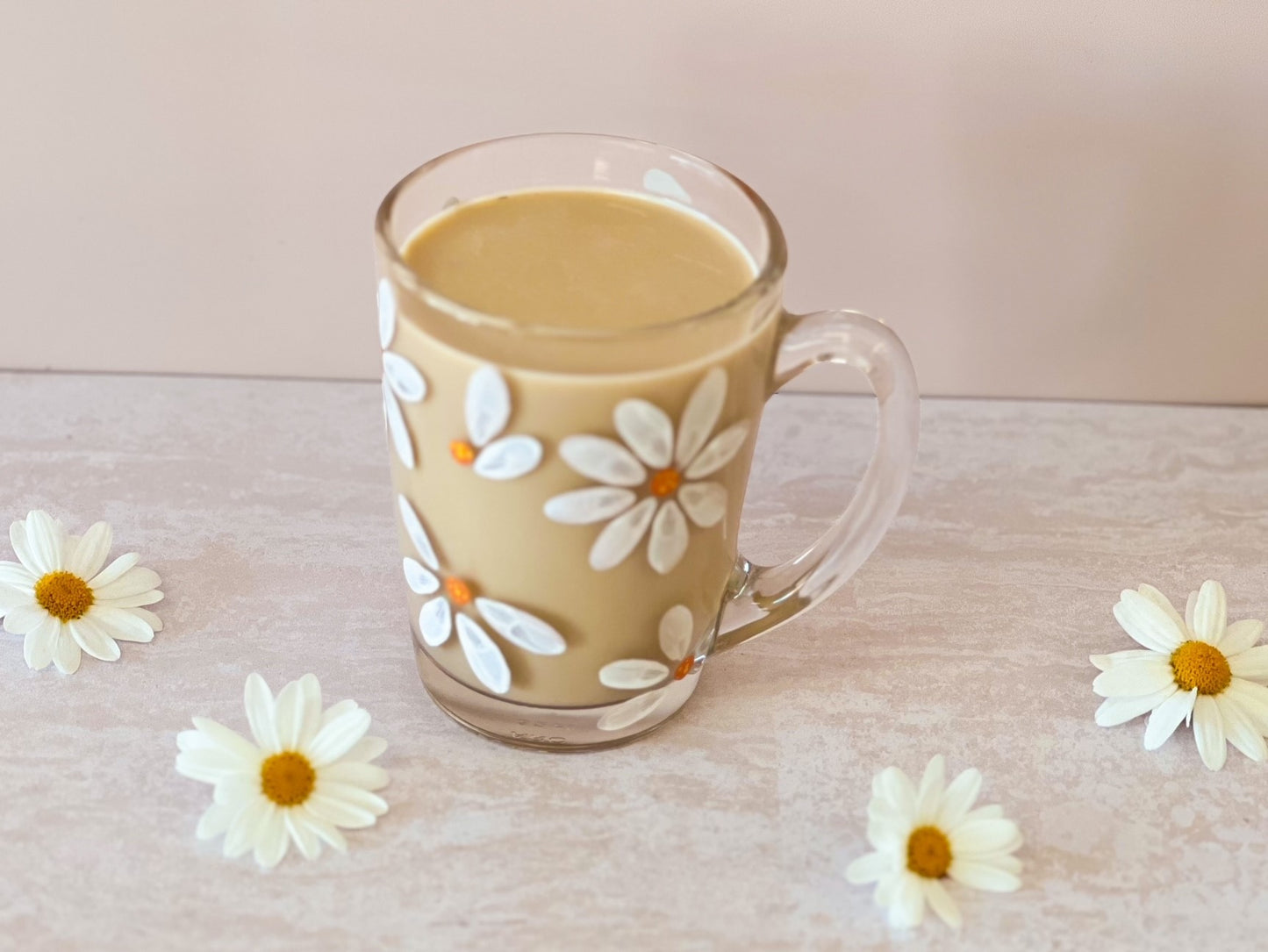 Hand-painted Coffee Mug | Daisy