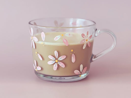 Hand-painted Cuppa Mug | Daisy Florals - Pink