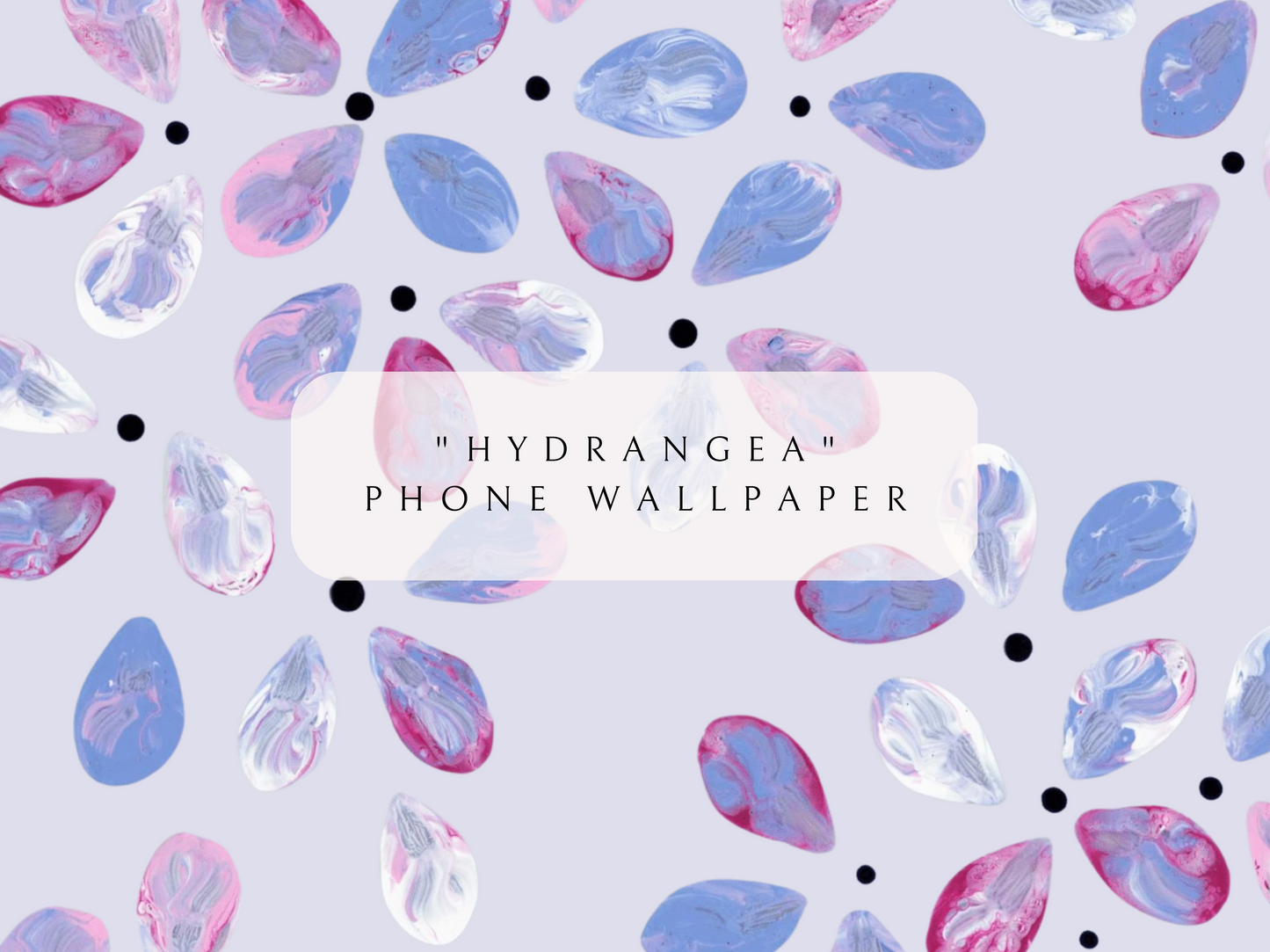 Phone Wallpaper Digital Download | "Hydrangea"
